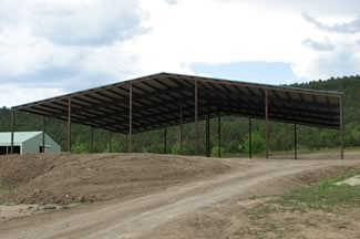 100' x 100' Steel Building 